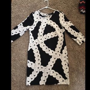 Black and White Dress